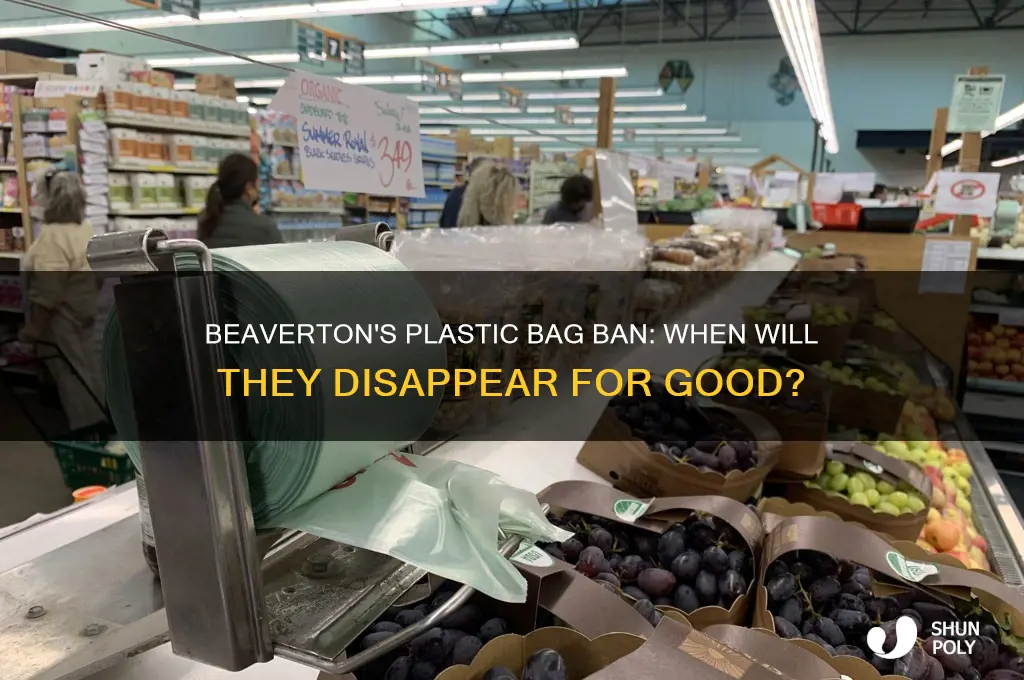 when does plastic bags go away in beaverton