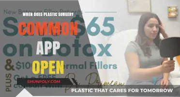 When Does the Plastic Surgery Common App Open: Key Dates