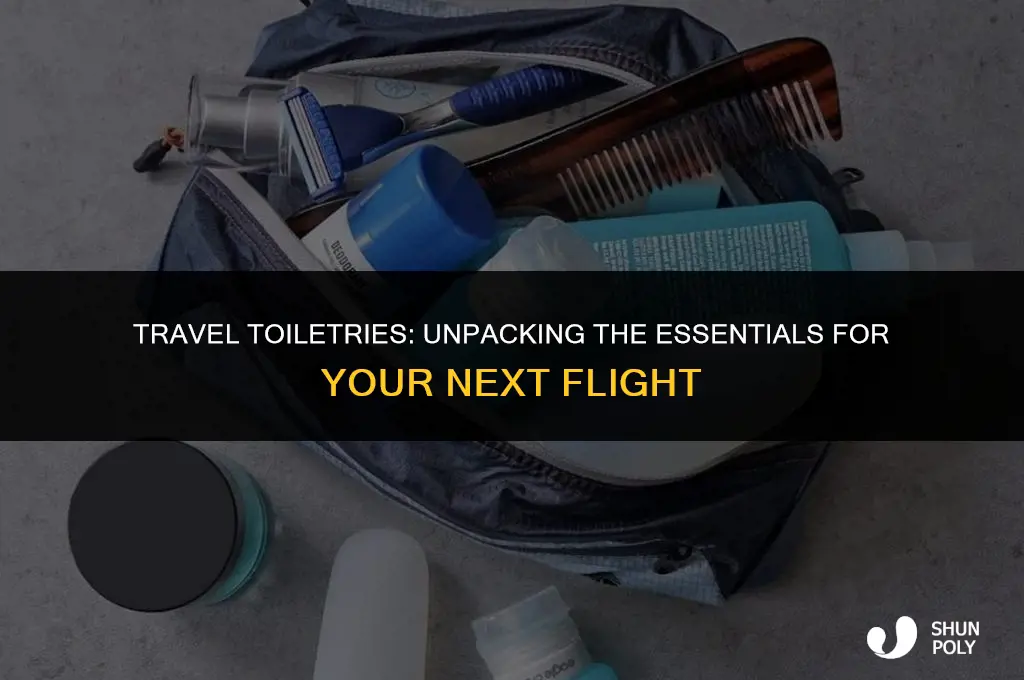 when flying do toiletery nrrd to br in plastic bsgd