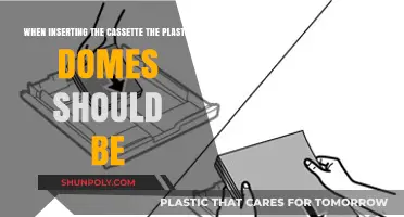 Cassette Insertion Guide: Ensuring Proper Alignment of Plastic Domes