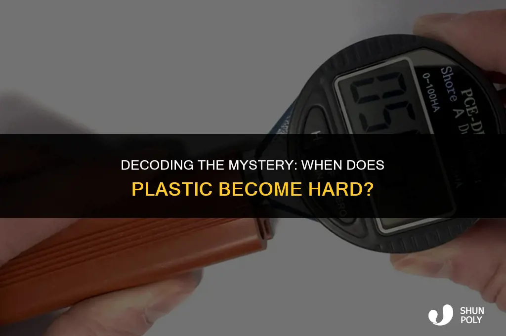 when is plastic hhard