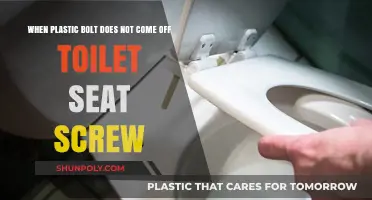 Stubborn Plastic Bolt: Troubleshooting Tips for Toilet Seat Screw Removal