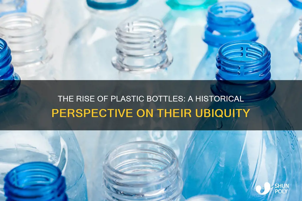 when plastic bottles were being used a lot