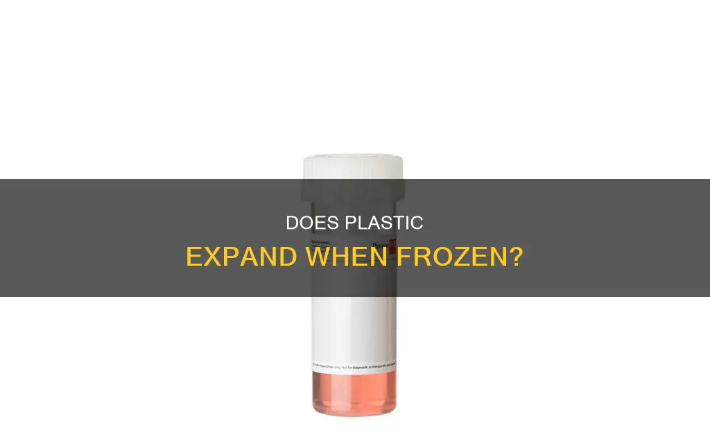 when plastic freeze does it expand
