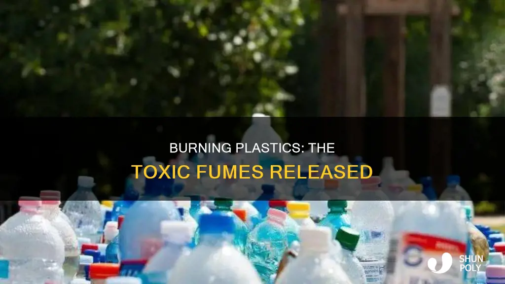 when plastics are burned they release