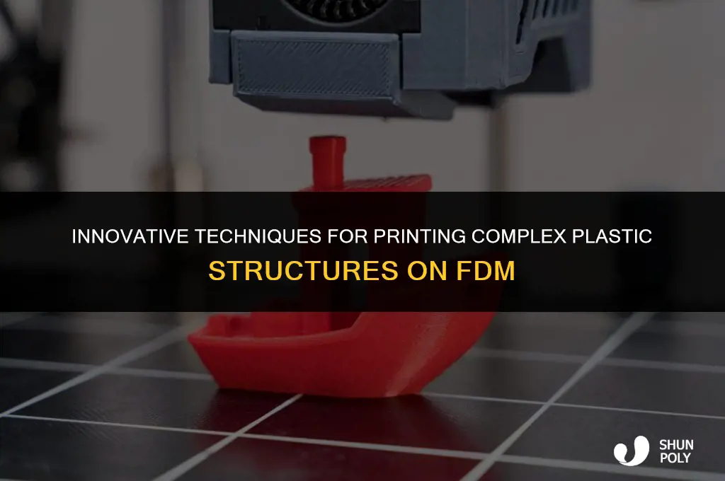 when printing certain plastic structures on fuse deposition modeling