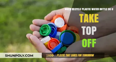 Should You Remove Bottle Caps When Recycling Plastic Water Bottles?