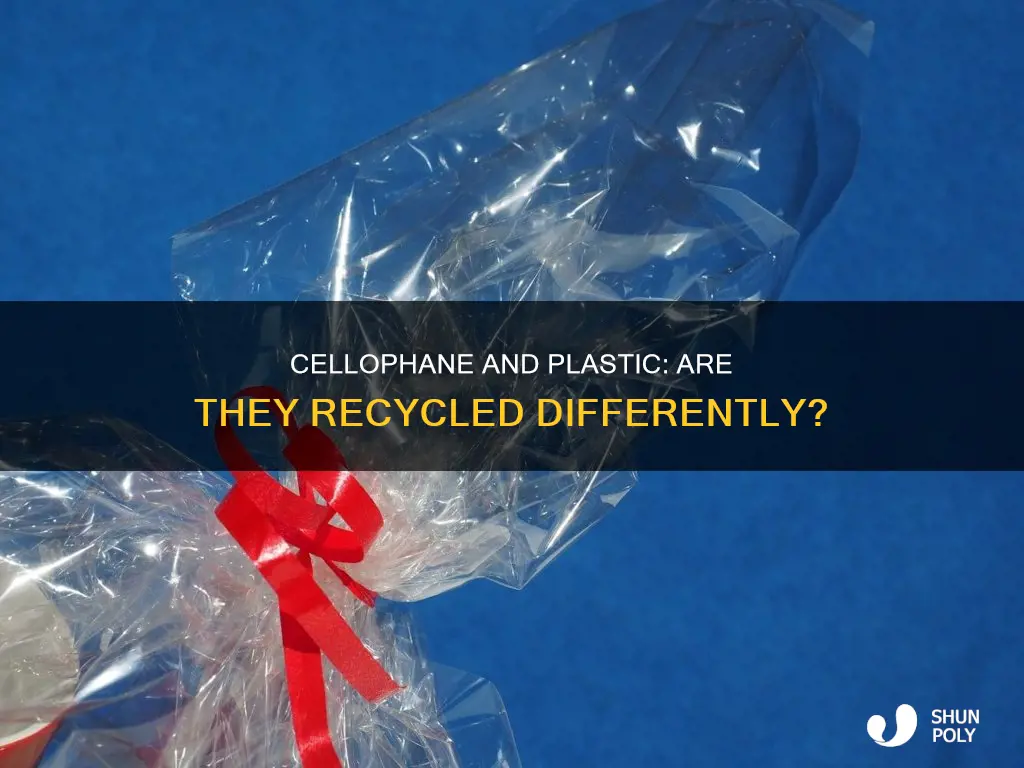 when recycling is there a difference between plastic and cellophane