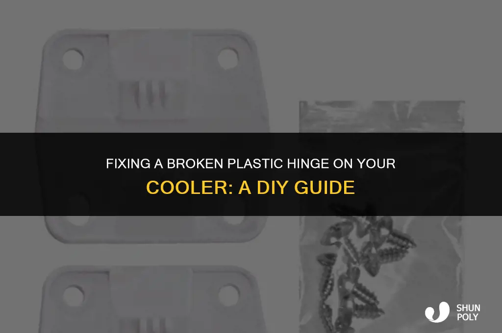 when the plastic hinge on your cooler breaks