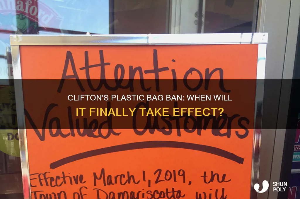 when they going to stop the plastic bags in clifton