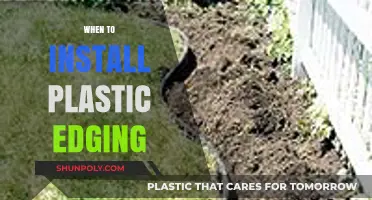 Precision in Landscaping: The Optimal Timing for Plastic Edging Installation
