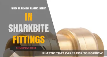 When to Remove SharkBite Fittings' Plastic Inserts: A Guide