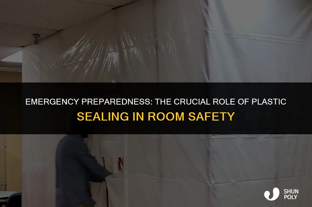 when to seal a room with plastic during emergency