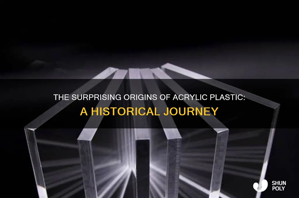 when was acrylic plastic first made