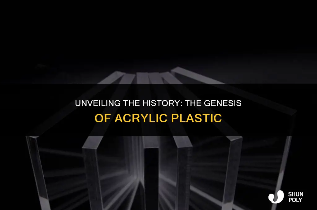 when was acrylic plastic invented