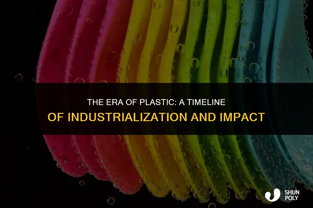 when was plastic industrialized