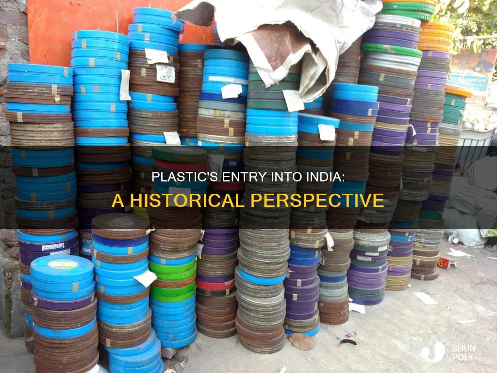 when was plastic introduced in india
