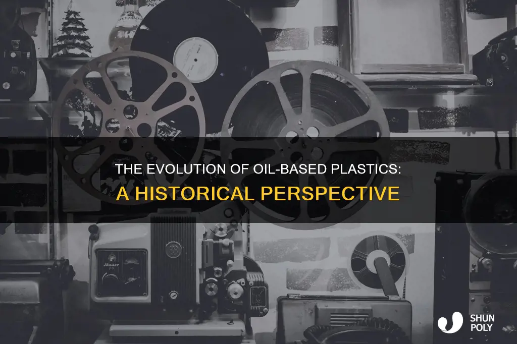 when was plastic invented from oil