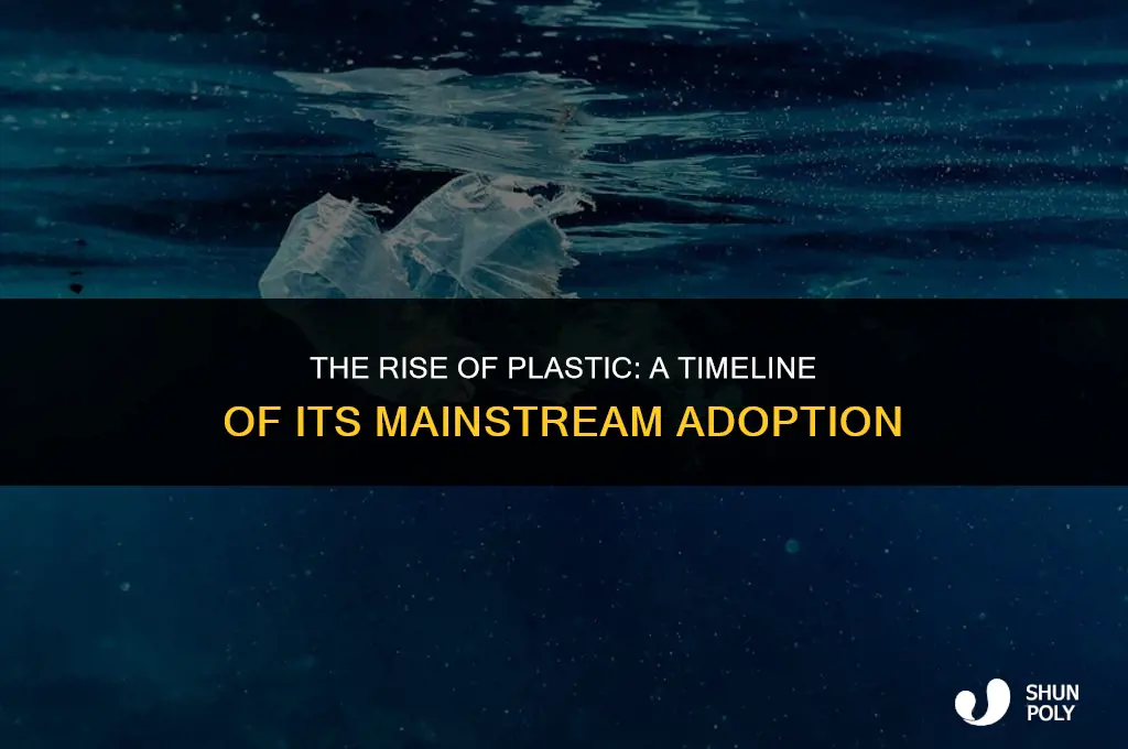 when was plastic mainstream