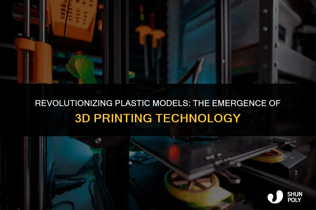 when was plastic models created by 3d printers