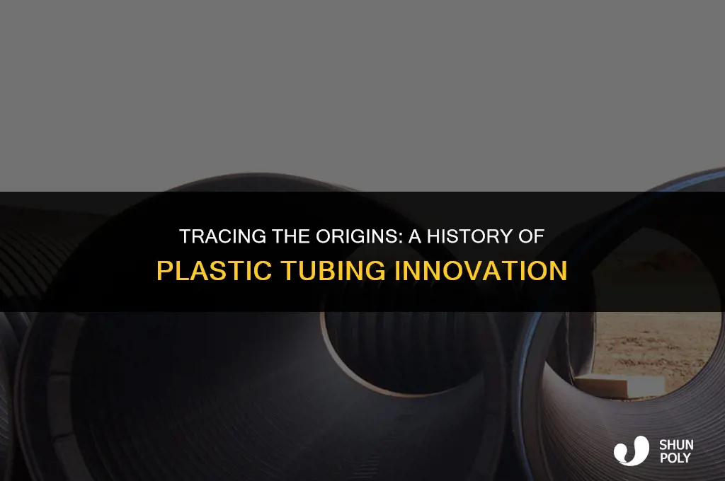 when was plastic tubing invented
