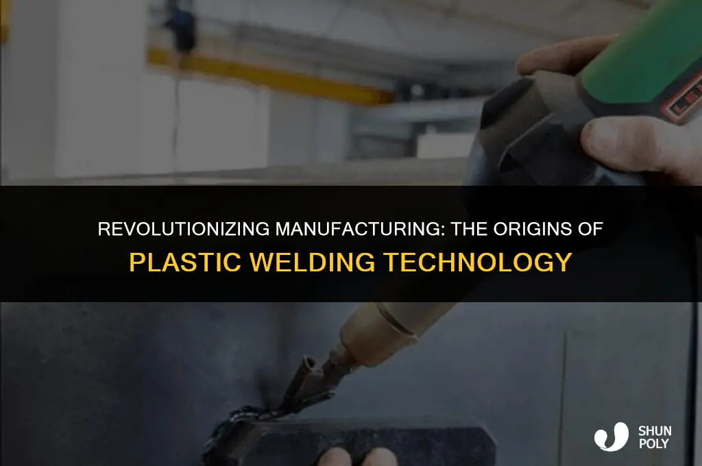 when was plastic welding invented