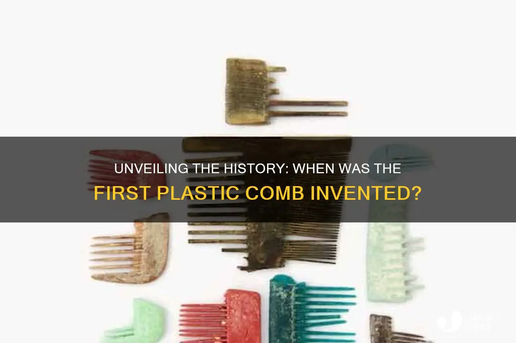when was the first plastic comb made