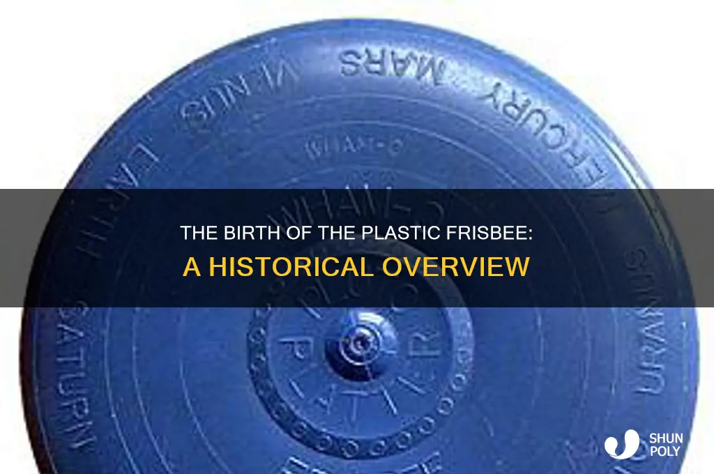 when was the first plastic frisbee made
