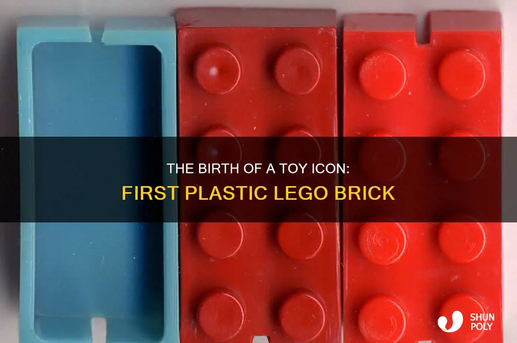 when was the first plastic lego brick made