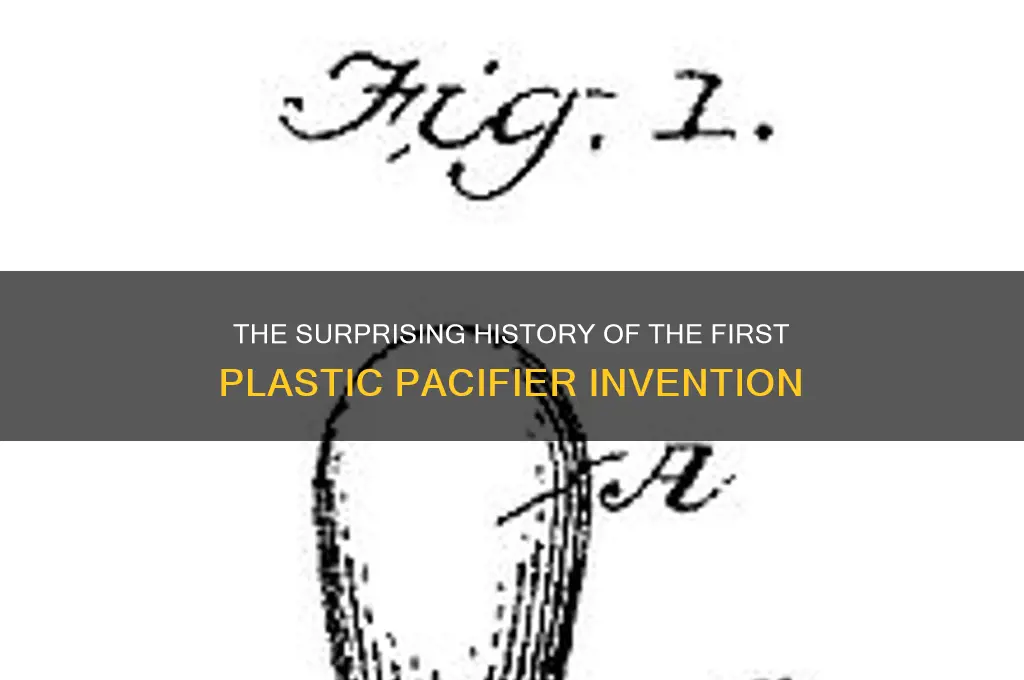 when was the first plastic pacifier made