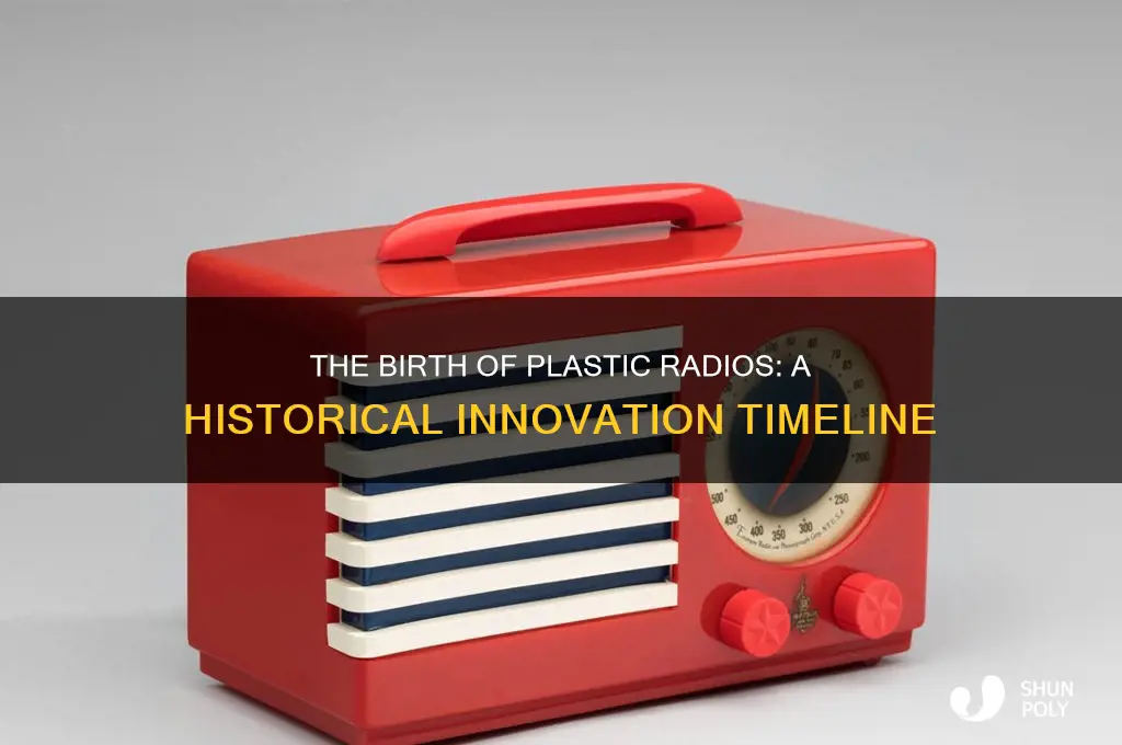 when was the first plastic radio made