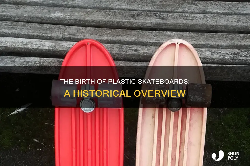 when was the first plastic skateboard made