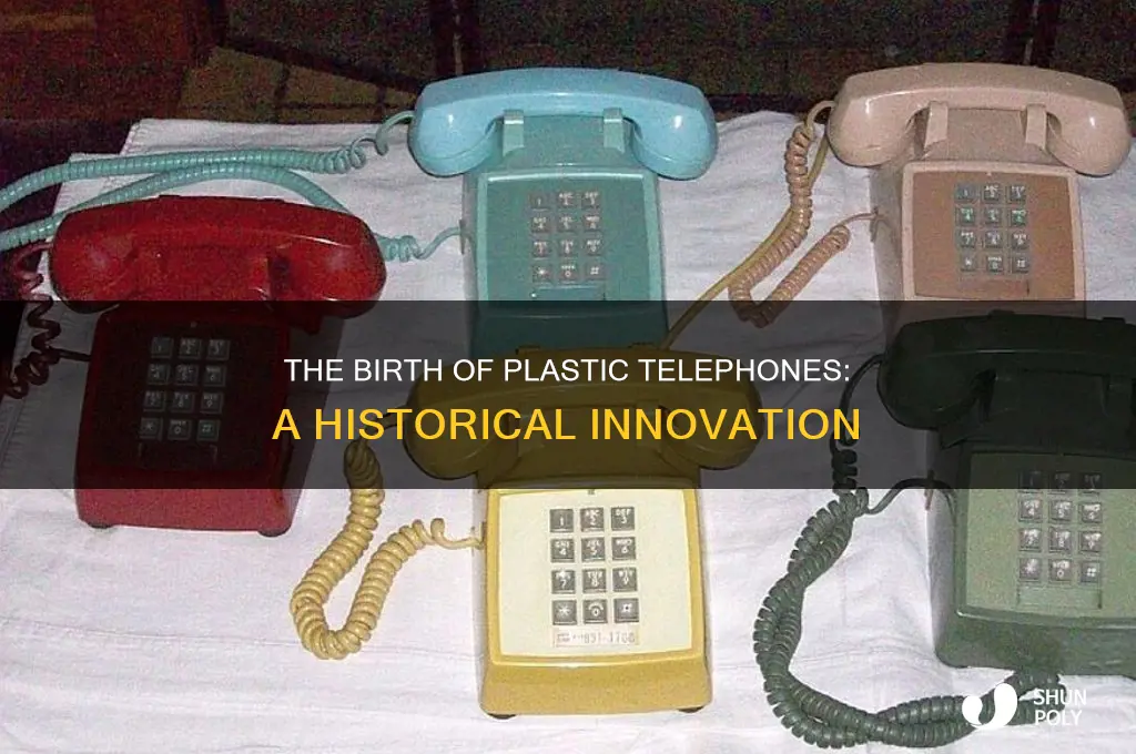 when was the first plastic telephone made