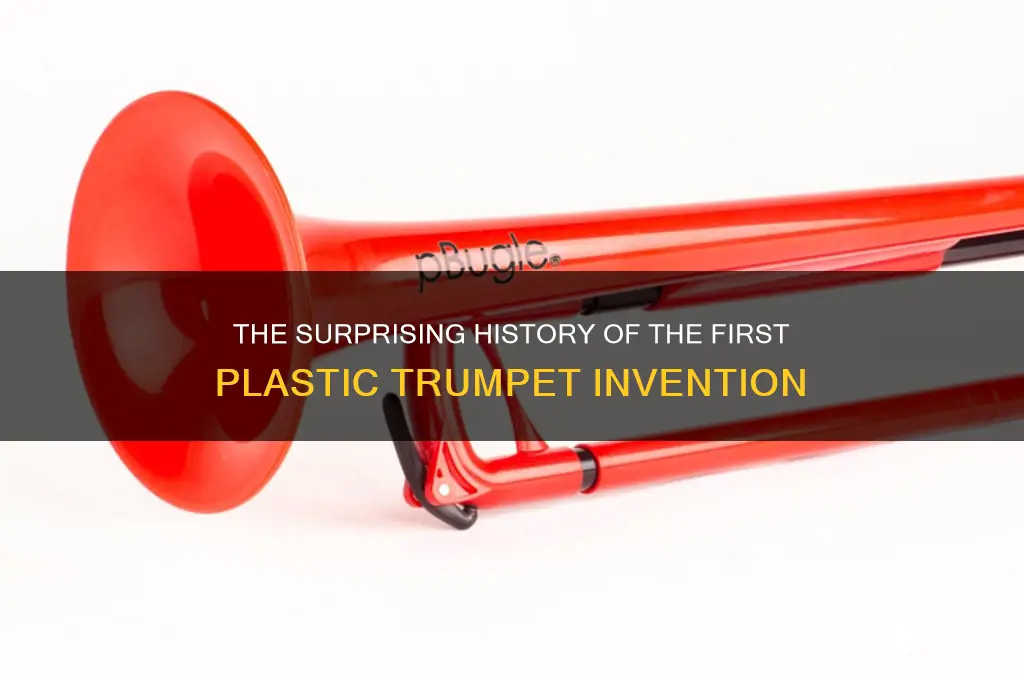 when was the first plastic trumpet made