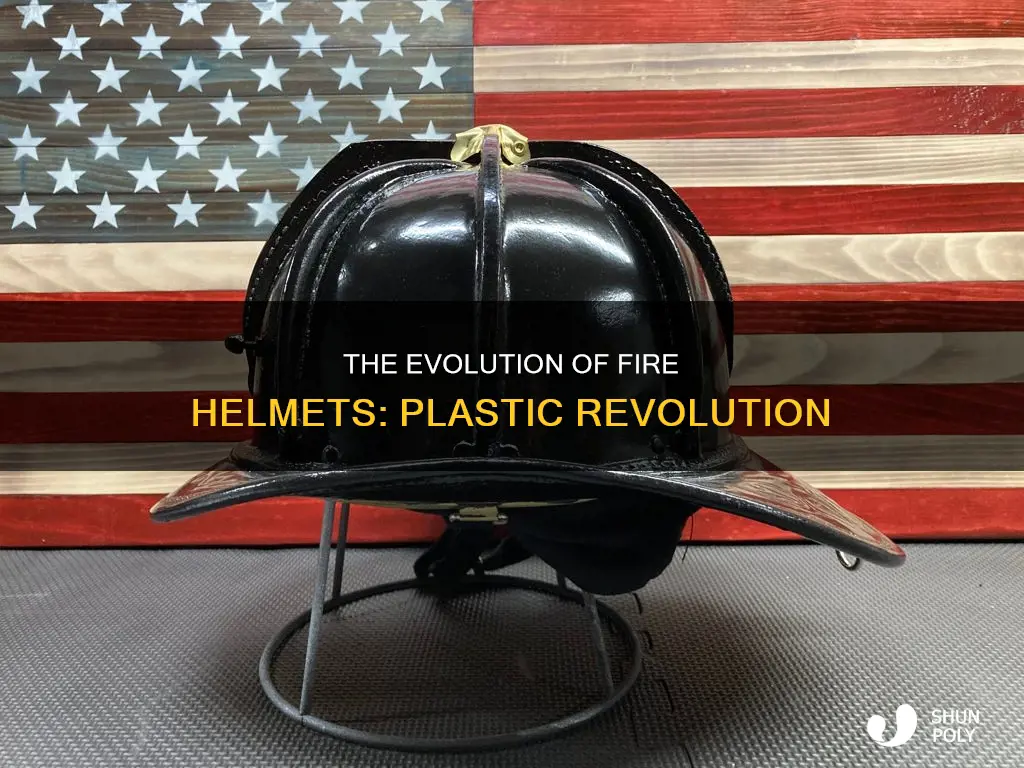 when was the plastic fire helmet invented