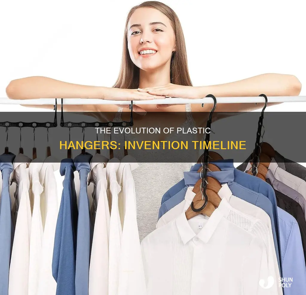 when was the plastic hanger invented