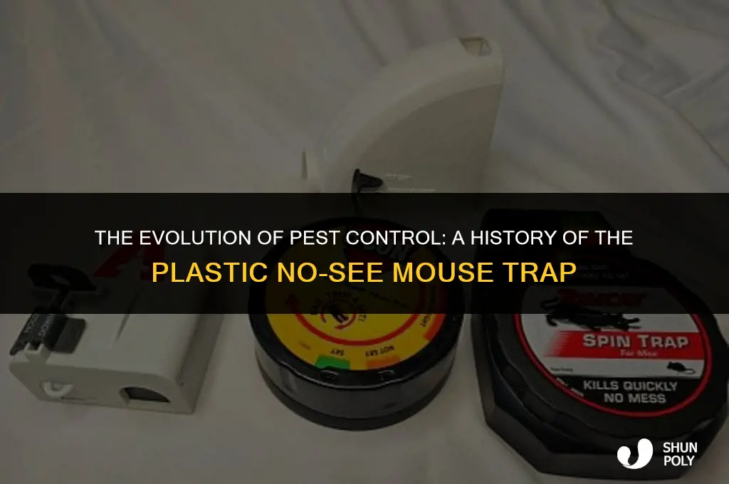 when was the plastic no-see mouse trap invented