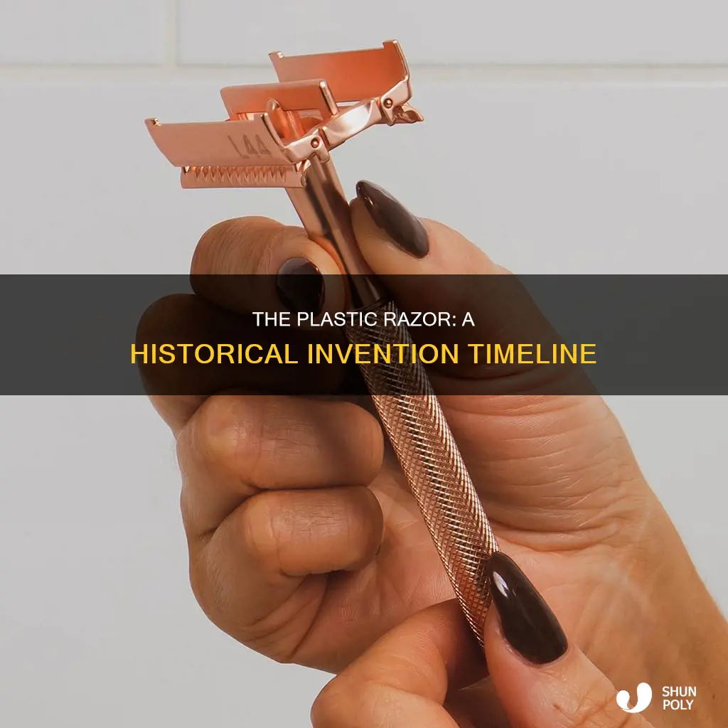 when was the plastic razor invented