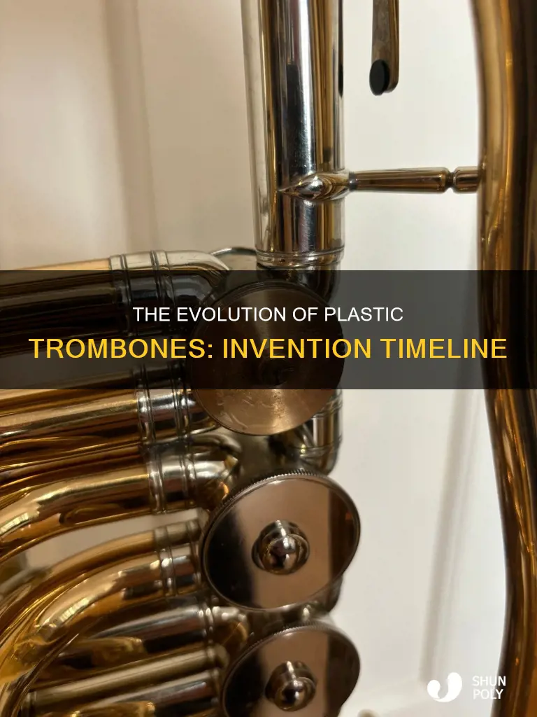 when was the plastic trombone invented