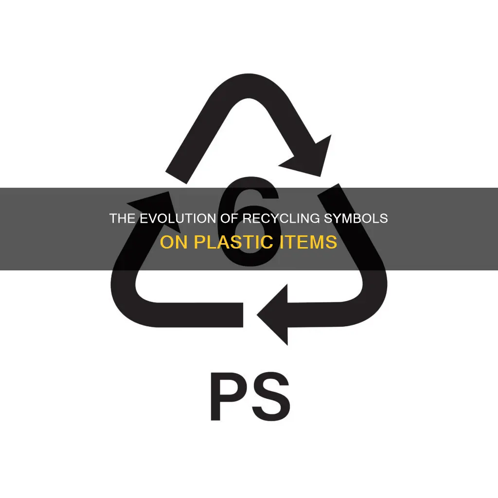 when was the recycling symbols put on plastic items