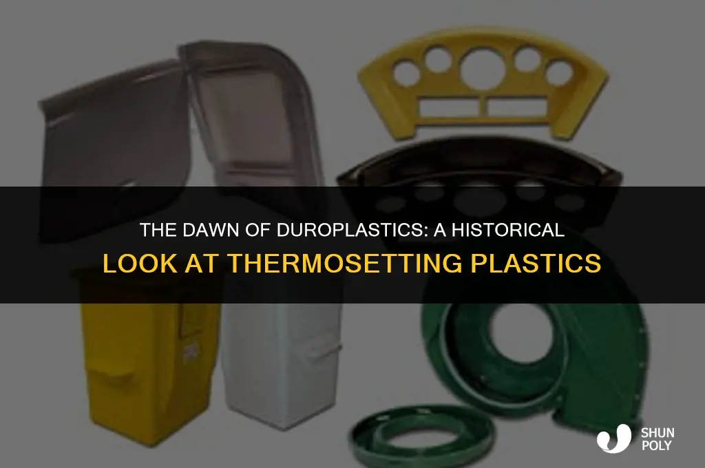 when was thermosetting plastic discovered