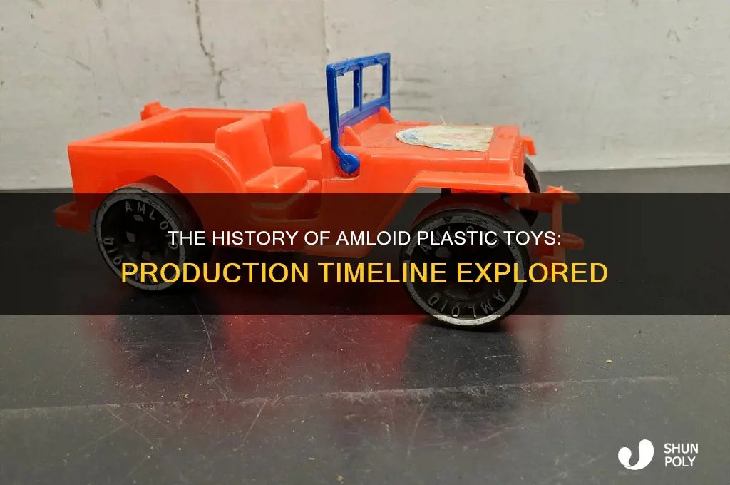 when were amloid plastic toys made
