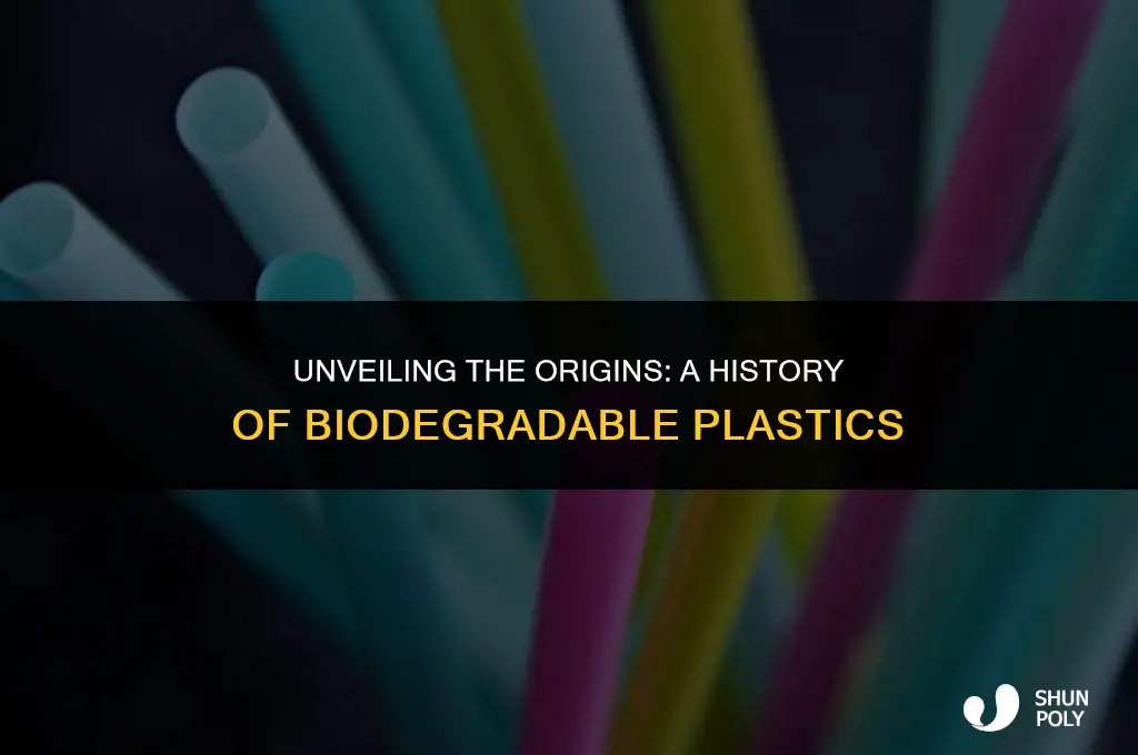 when were biodegradable plastics invented