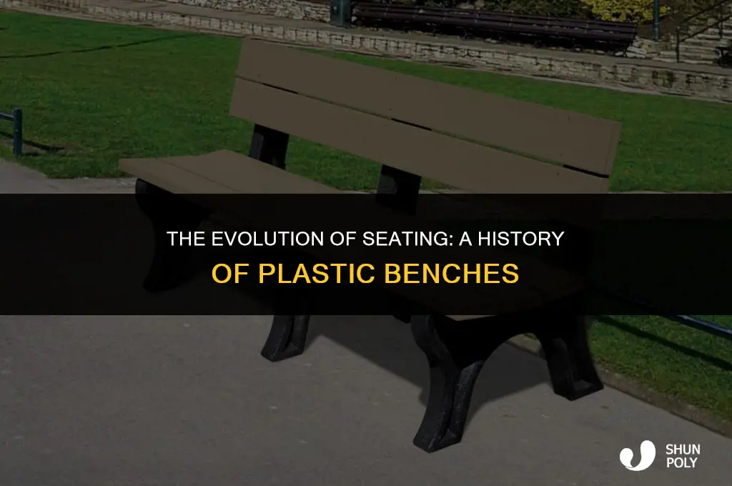 when were plastic benches invented