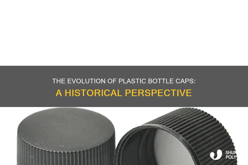 when were plastic bottle caps first used