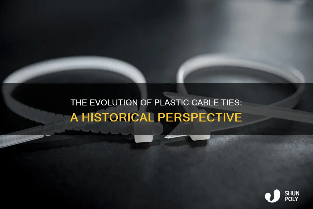 when were plastic cable ties invented