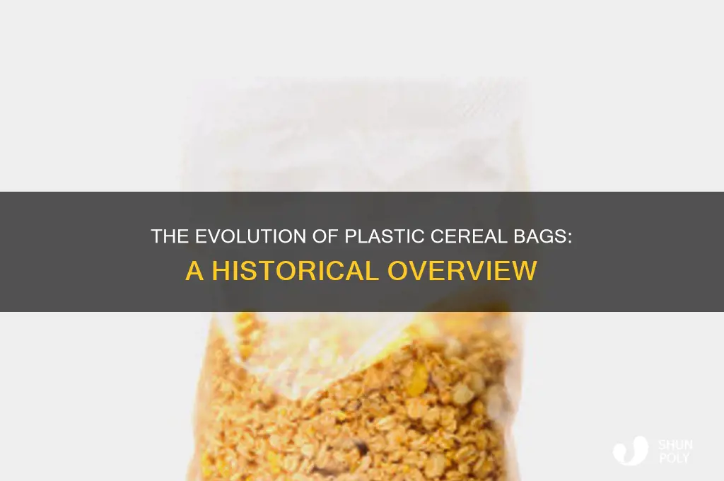 when were plastic cereal bags made