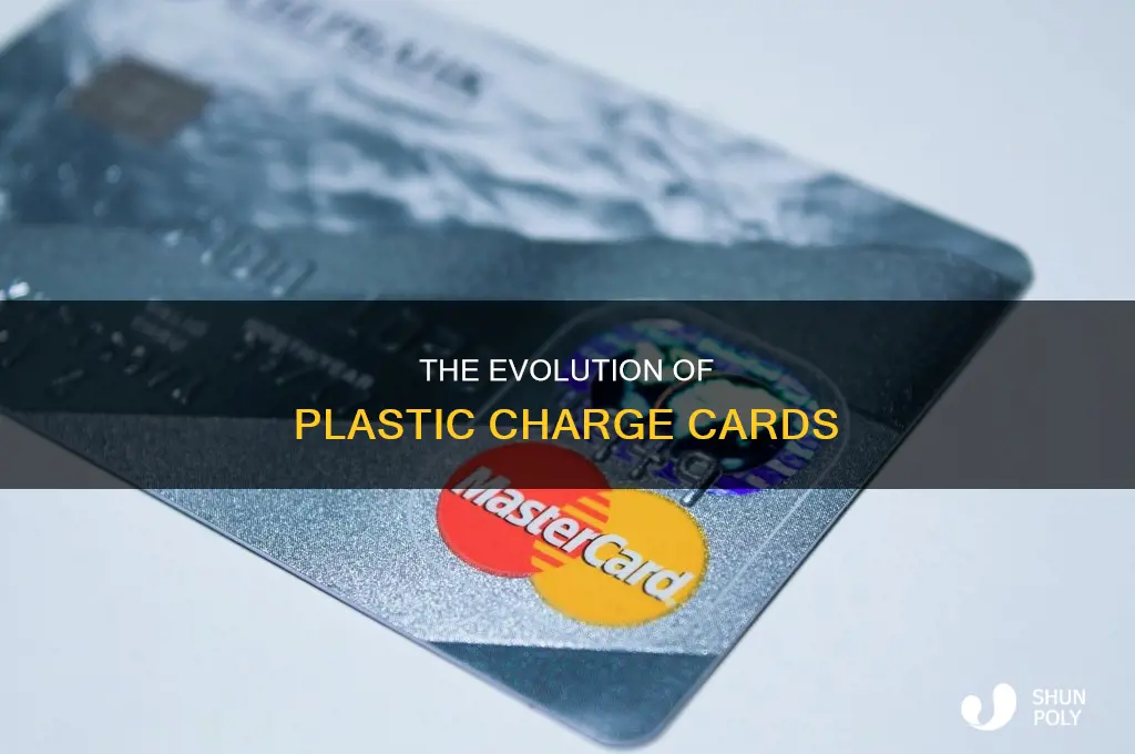 when were plastic charge cards introduced