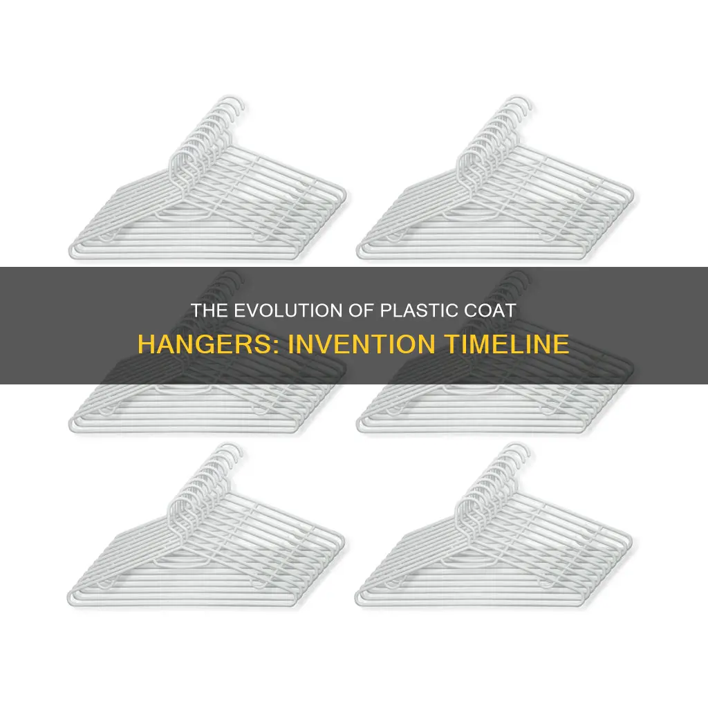 when were plastic coat hangers invented