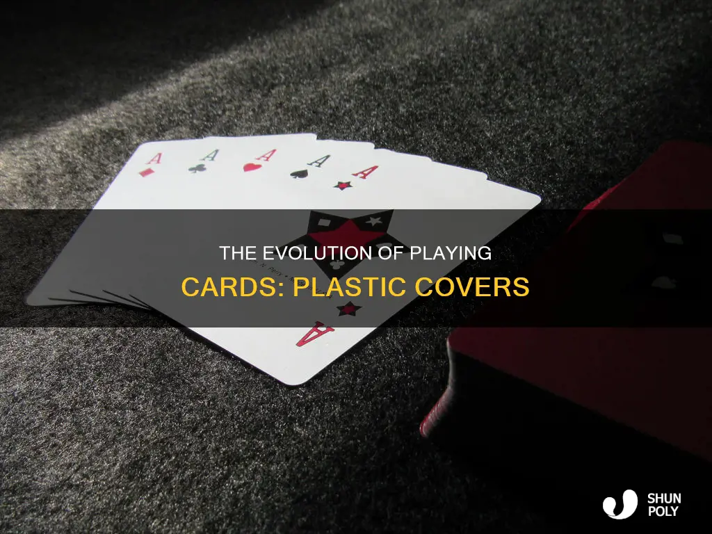when were plastic cover playing cards invented